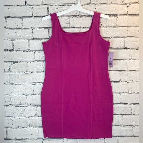 Wild Fable Pink Fuchsia Bodycon Tank Top Dress size XL - Picture 2 of 6